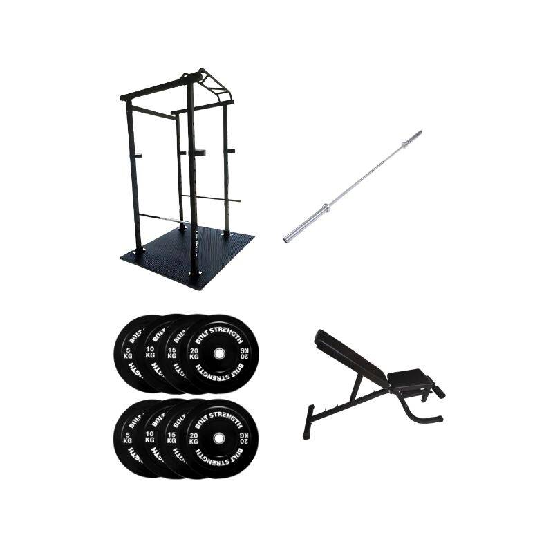 120KG Perfect Home Gym Package